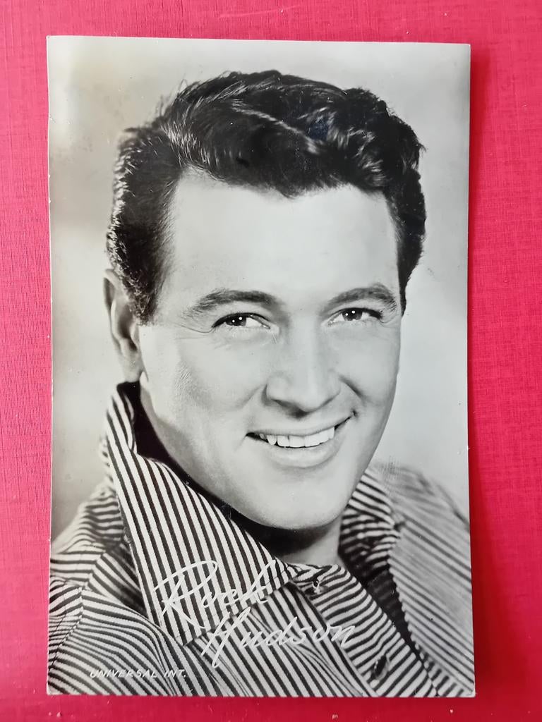 Ansichtkaart Rock Hudson, Ophalen of Verzenden, Foto of Kaart