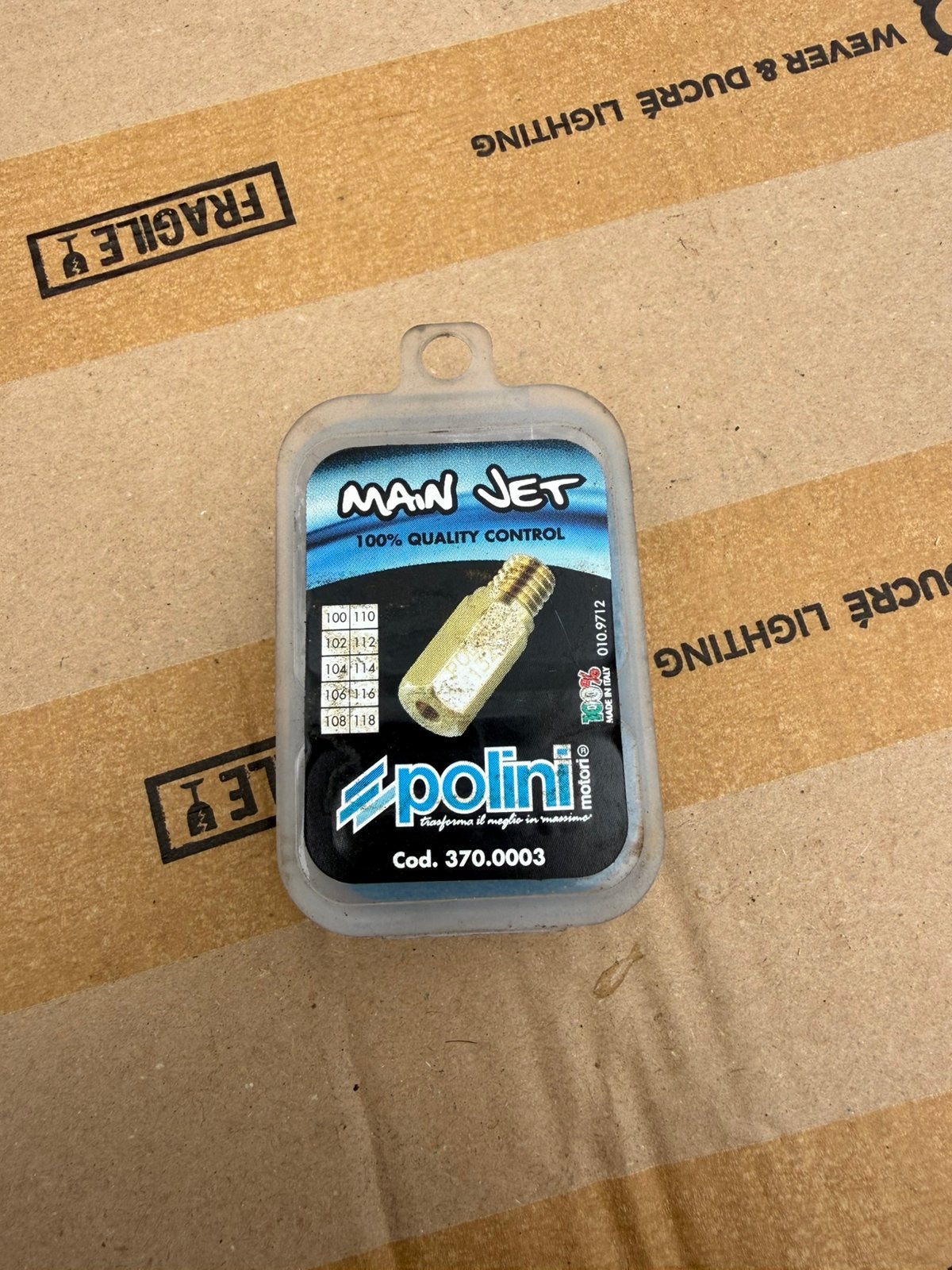 Polini hoofd sproeiers set 100-118 Piaggio, Fietsen en Brommers, Brommeronderdelen | Algemeen, Nieuw, Carburateur, Ophalen of Verzenden