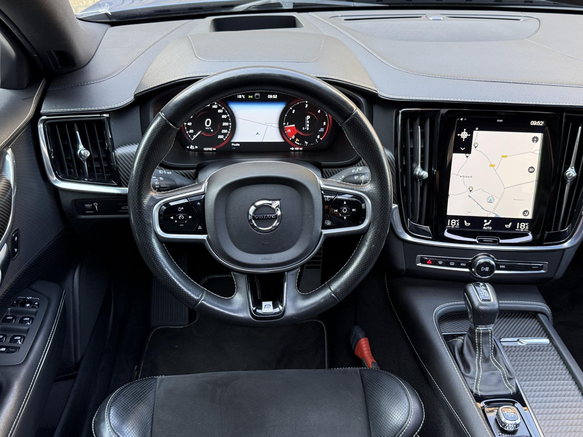 Volvo V90 2.0 D3 R-Design | Panoramadak | Trekhaak elektrisc, Auto's, Volvo, Euro 6, 4 cilinders, Blauw, Origineel Nederlands