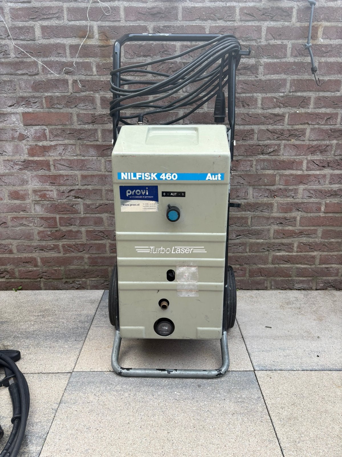 Nilfisk 460 Aut professionele hogedrukreiniger – compleet, Ophalen, Gebruikt, Elektrisch, Met autostop en -start