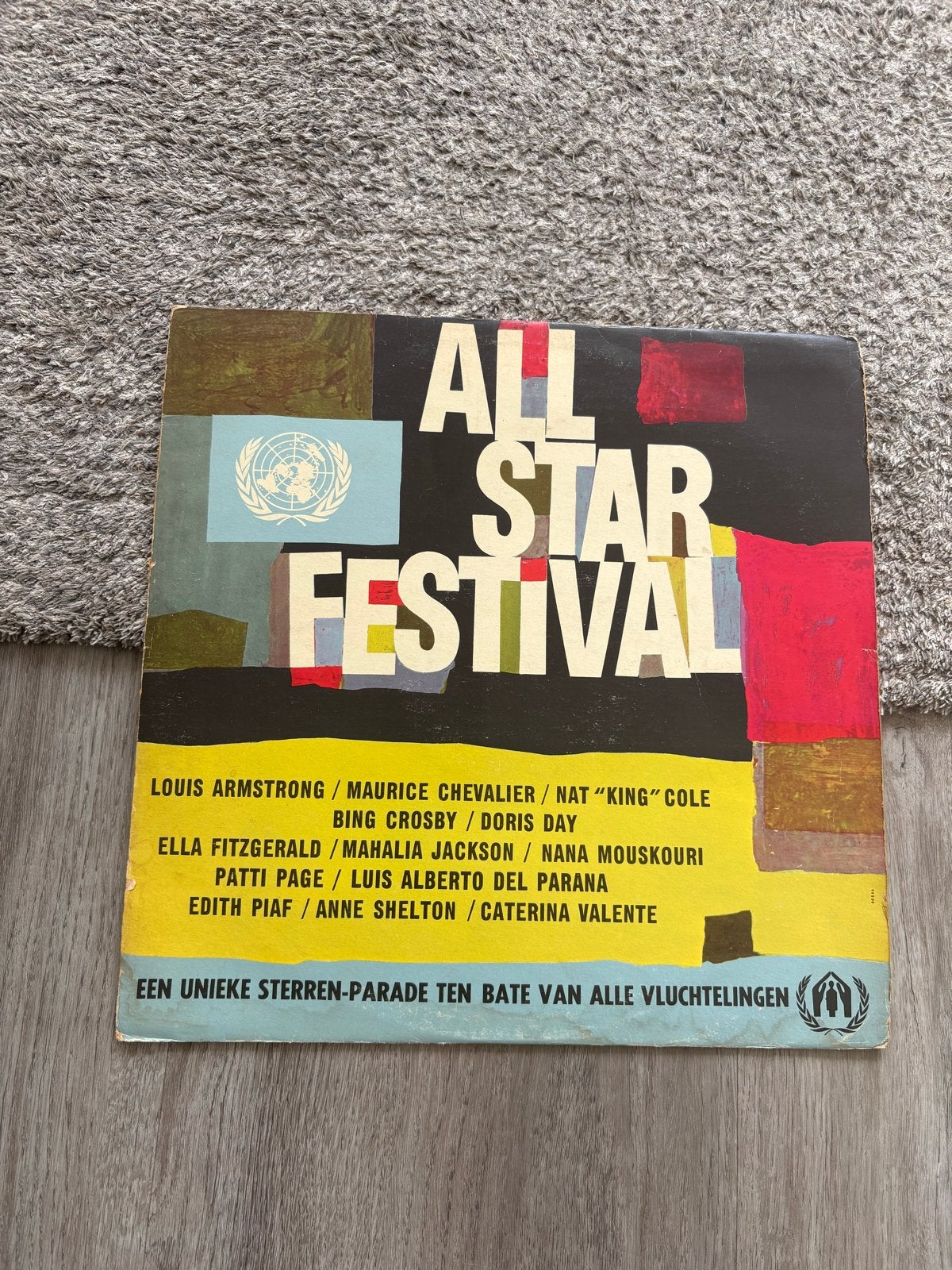 All Star Festival - Benefiet LP voor vluchtelingen, Ophalen of Verzenden, Gebruikt, 12 inch