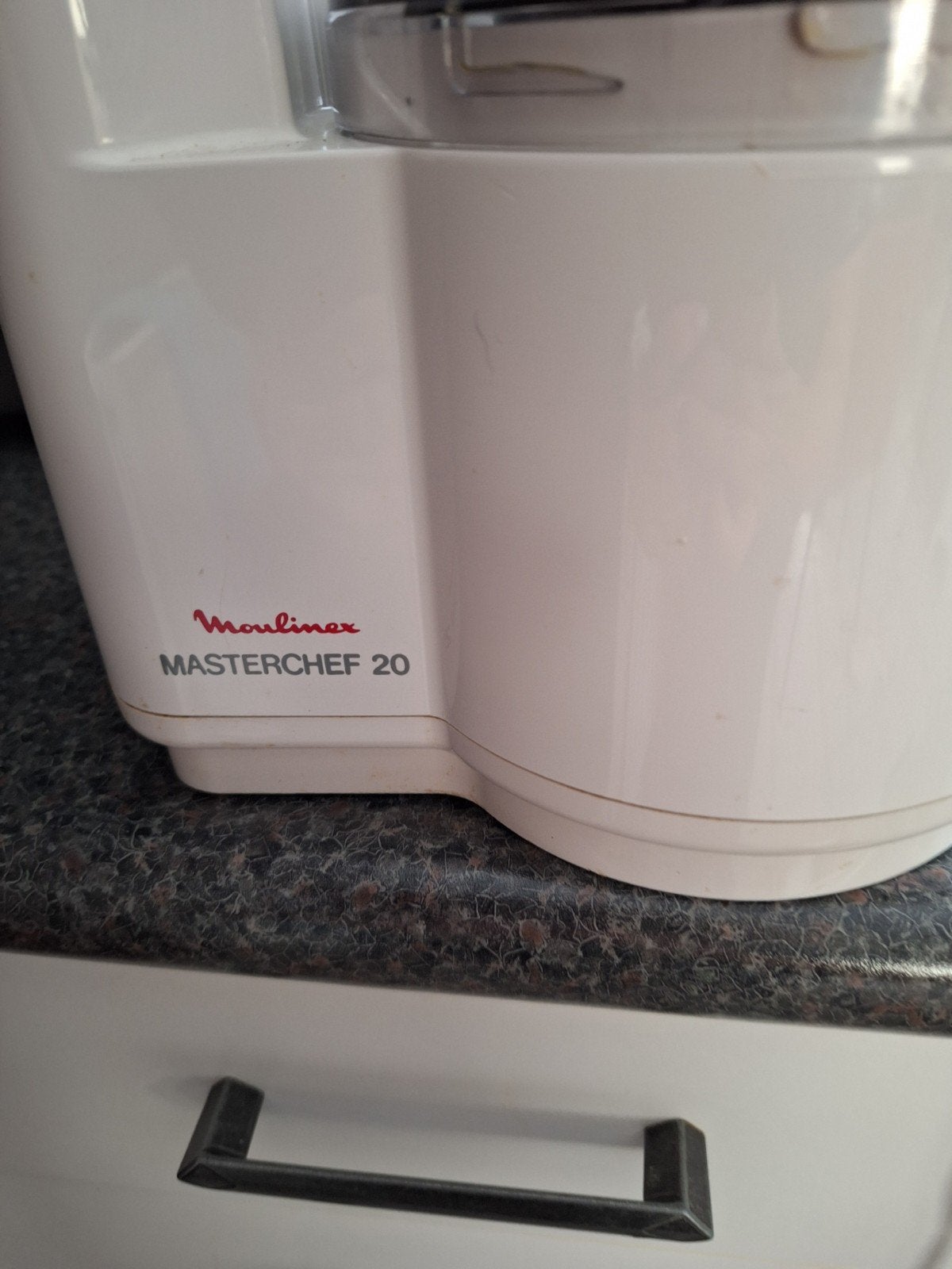 Moulinex Masterchef 20 Foodprocessor met accessoires, Ophalen, Gebruikt, 3 snelheden of meer