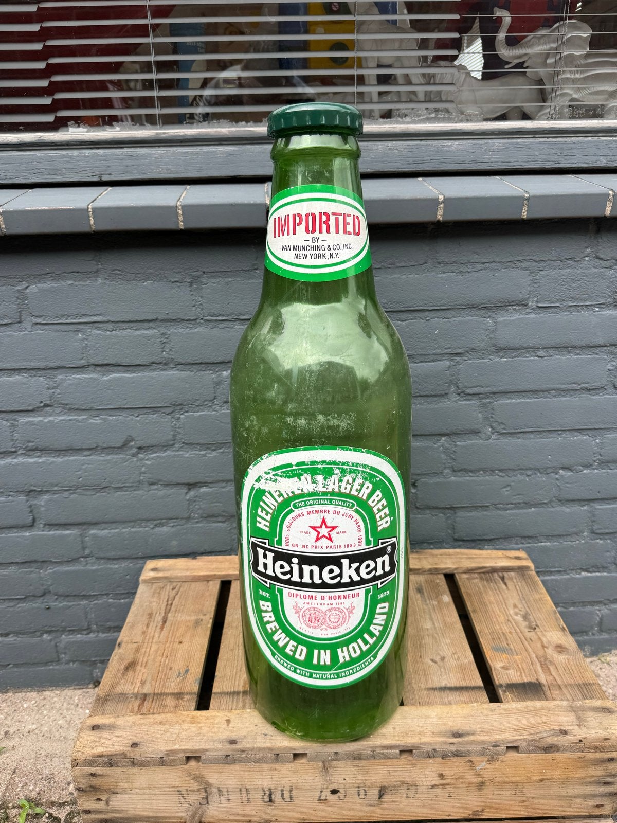 Grote Heineken Bierfles Decoratie - Uniek Item, Ophalen, Gebruikt