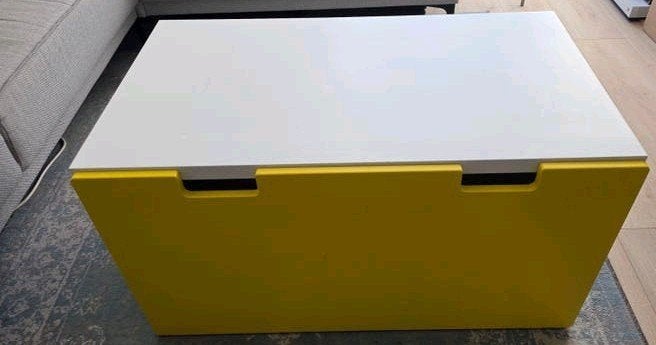 IKEA SMÅSTAD speelgoedkist, geel 90x52x48 cm, Ophalen, Gebruikt, 105 cm of meer, 75 tot 100 cm