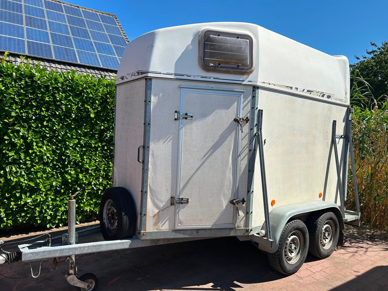 Henra paardentrailer goed !, Ophalen, Gebruikt, Aluminium, 2-paards trailer