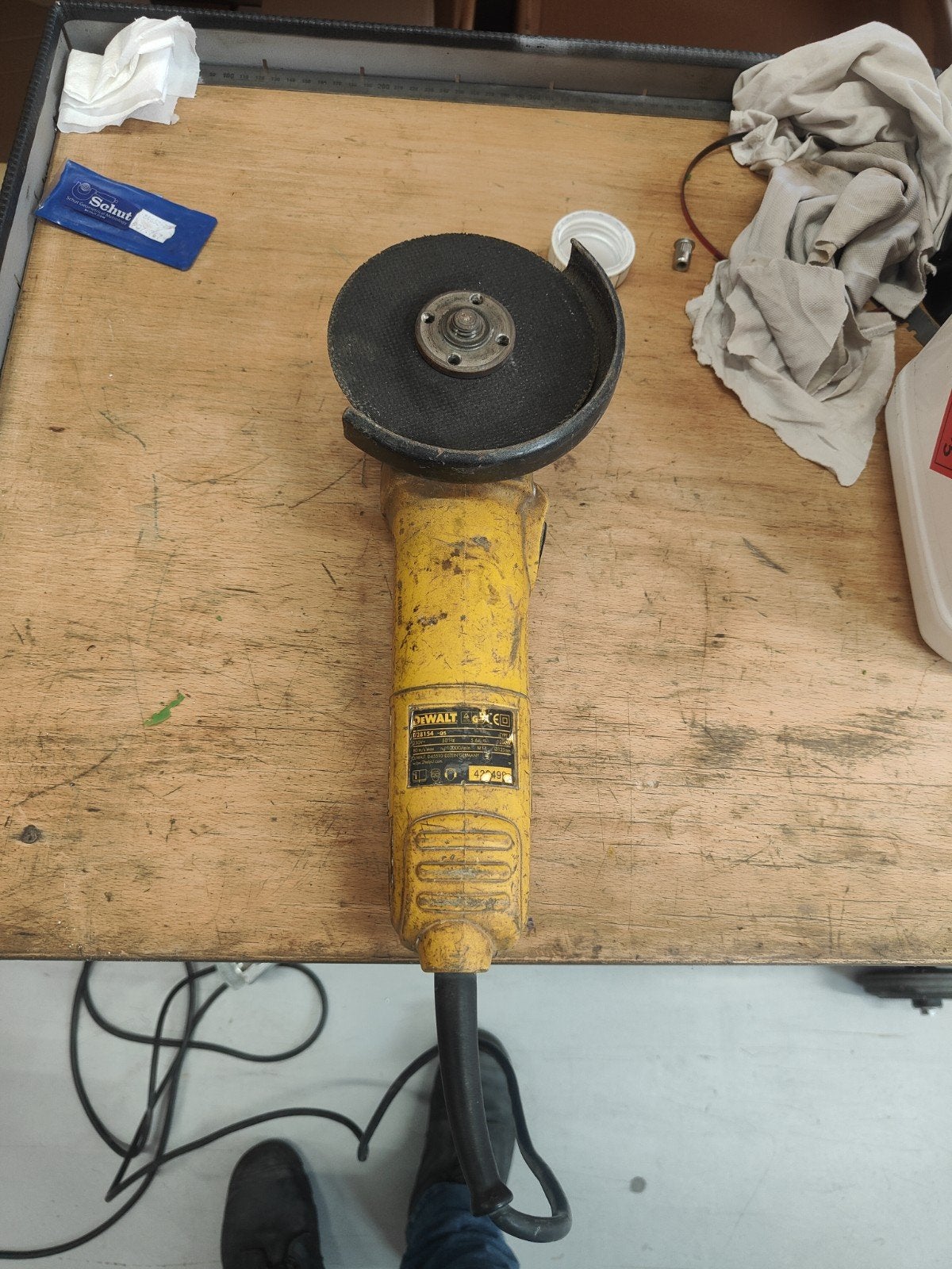 DeWalt D28154-QS Haakse Slijpmachine 1200W, Ophalen, Gebruikt, 1000 watt of meer, Haakse handslijpmachine