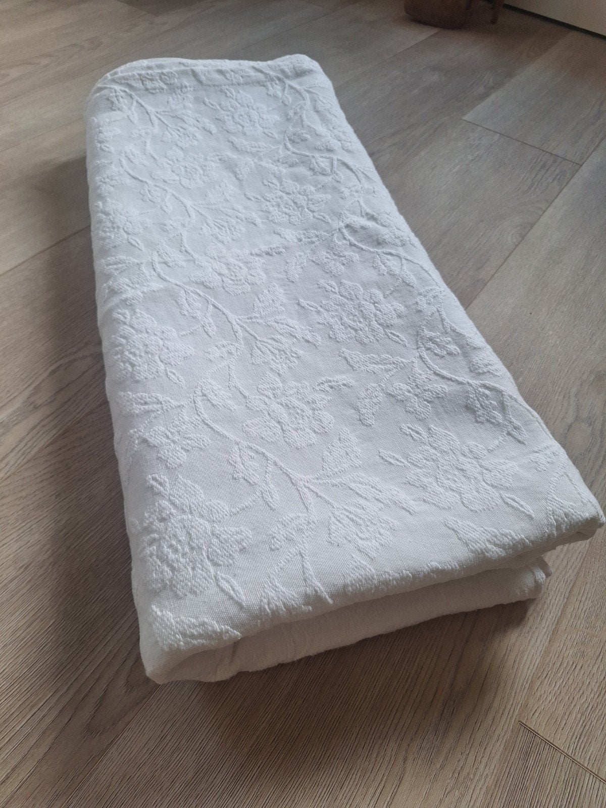 Zara Home katoenen sprei 230x250cm - Nieuwstaat, Wit, Overige typen, Katoen, Tweepersoons