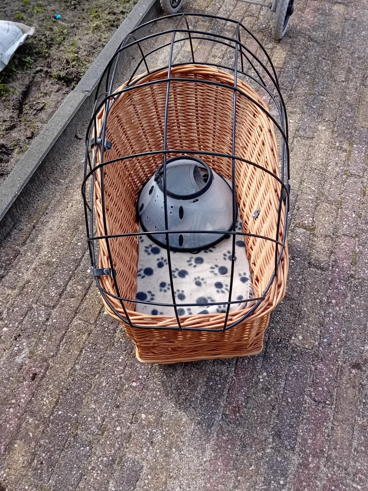 tk fiets mandje voor kleinhondje, Ophalen