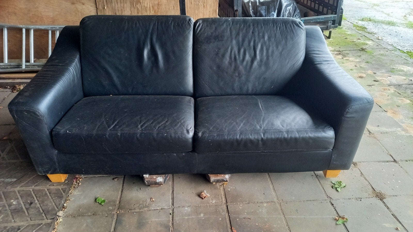 gratis 2 bankstellen, Ophalen, Gebruikt, 75 tot 100 cm, 200 tot 250 cm