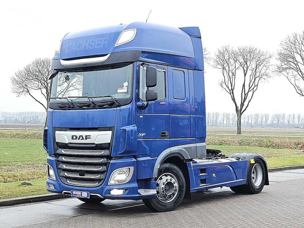 DAF XF 480, Automaat, Stoelverwarming, Euro 6, Blauw