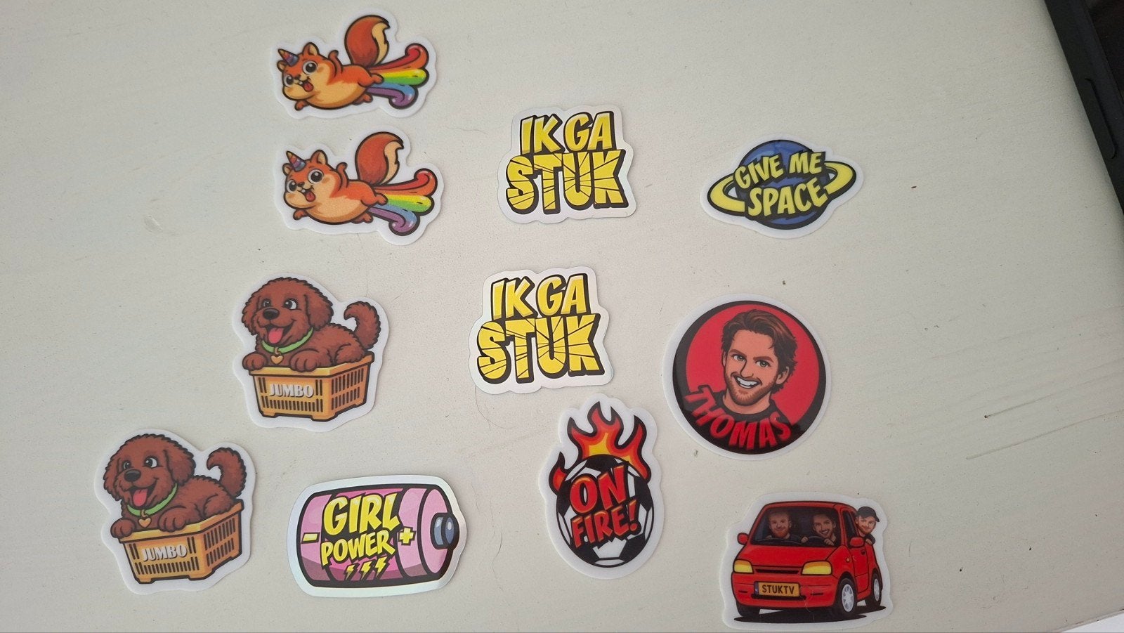 jumbo stickers, Ophalen of Verzenden, Zo goed als nieuw, Overige onderwerpen