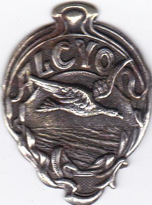 ALCYON "broche" rond 1900-beroemd frans motor-en fietsmerk., Verzenden, Gebruikt, Transport, Speldje of Pin