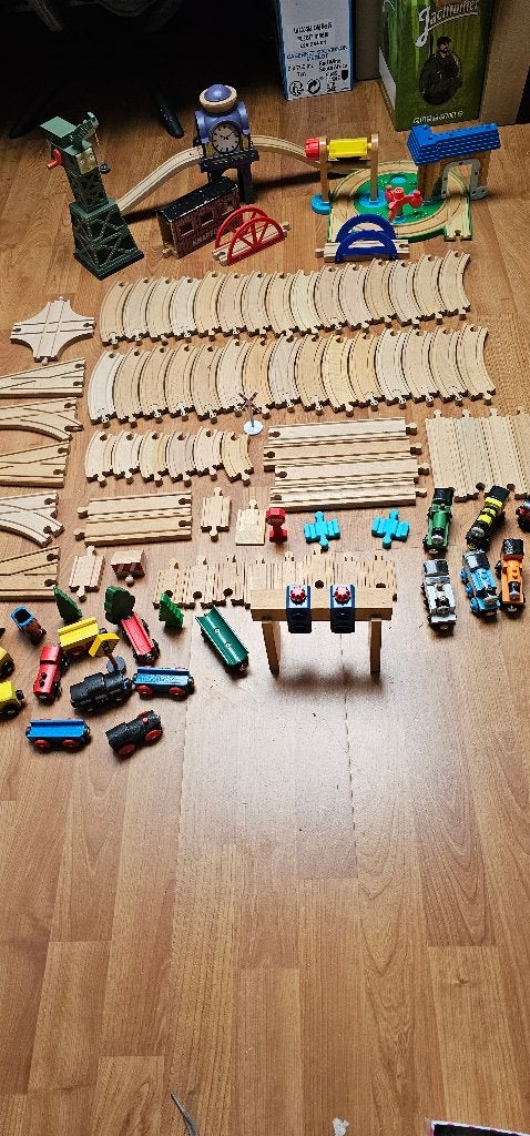 Thomas de trein Hout set 5, Kinderen en Baby's, Speelgoed | Thomas de Trein, Ophalen of Verzenden, Zo goed als nieuw