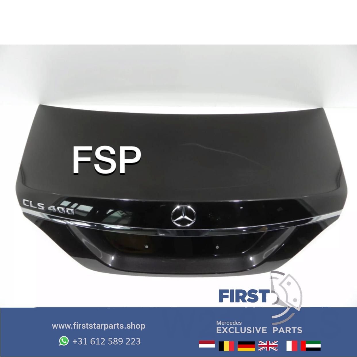 W218 W219 CLS Achterklep Mercedes kofferplek origineel donke, Auto-onderdelen, Gebruikt, -, Ophalen of Verzenden, -