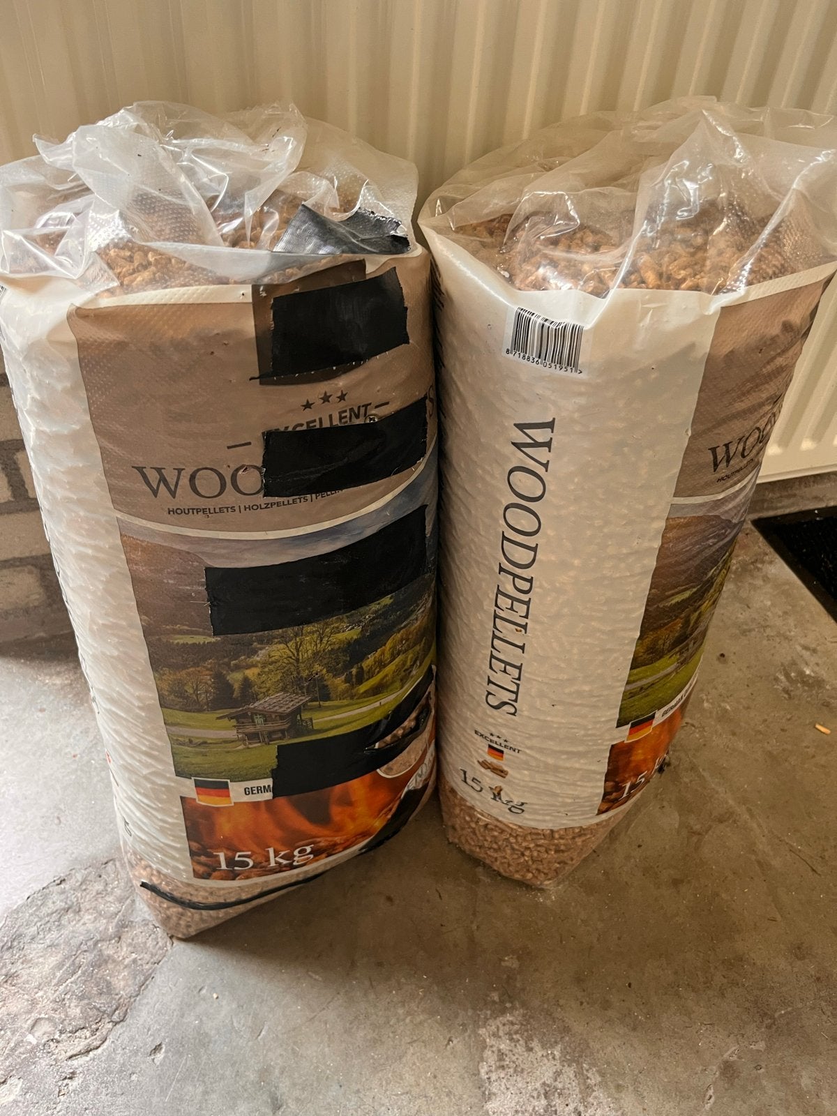 Houtpellets 15 kg zakken - Voor kachels en verwarming, Minder dan 3 m³, Ophalen of Verzenden, Overige houtsoorten, Blokken