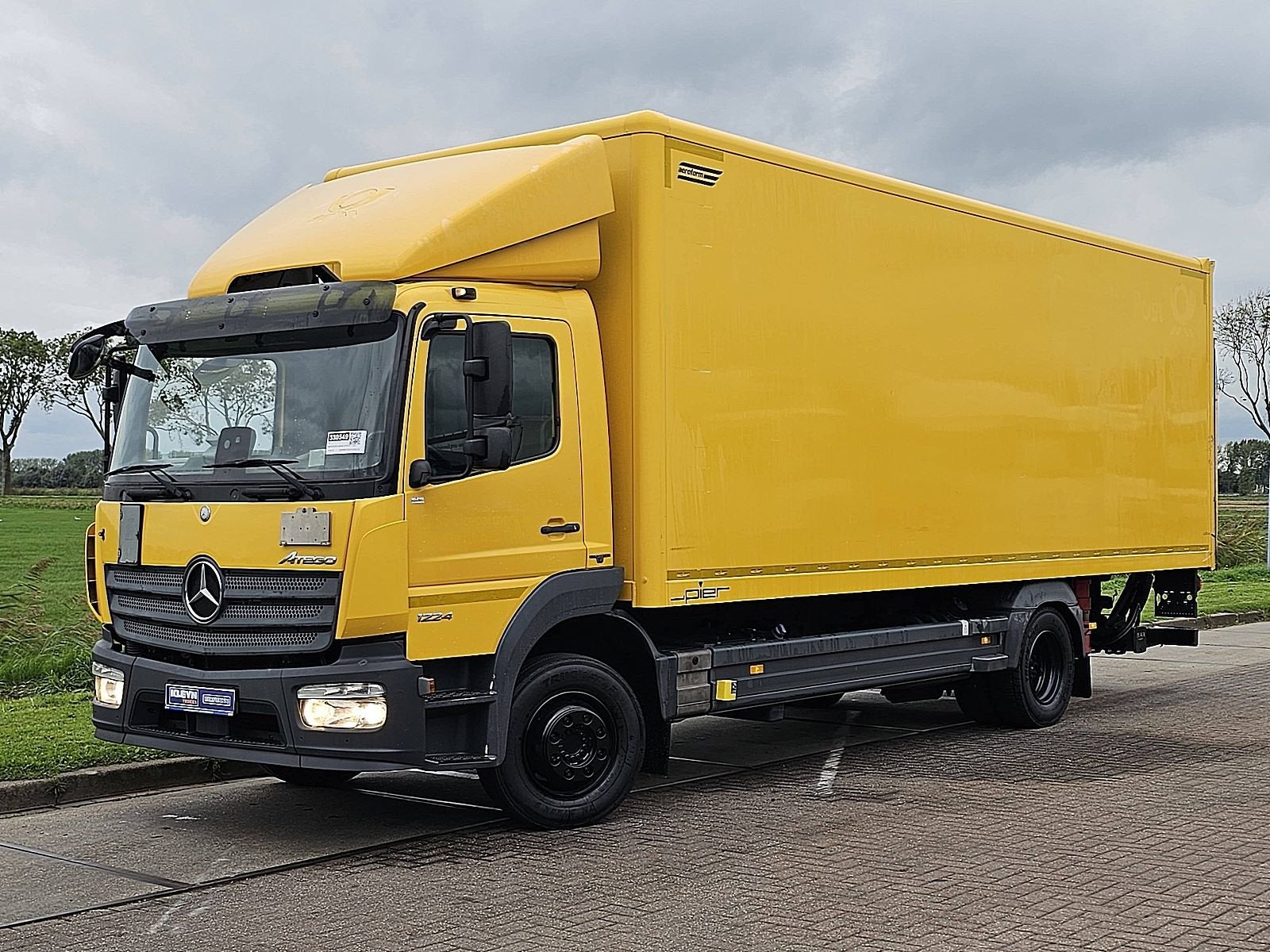 MERCEDES-BENZ ATEGO 1224 airco 6cyll laadklep, Auto's, Automaat, 238 pk, Euro 6, Bedrijf