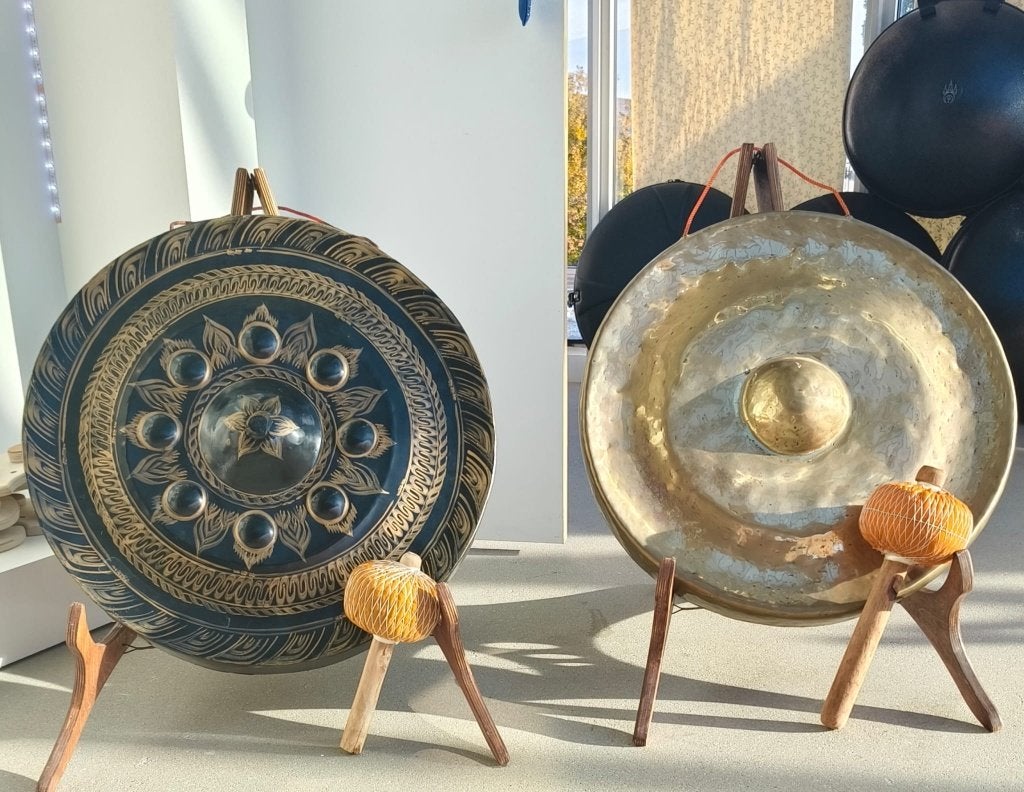 Prachtige houten Handpan /Dong Standaard (Presentatiemodel), Muziek en Instrumenten, Ophalen of Verzenden, Nieuw, Melodische percussie