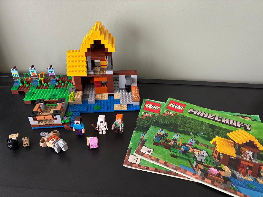 LEGO - 21144 - Minecraft - The Farm House, Compleet, Gebruikt, Minecraft, Lego