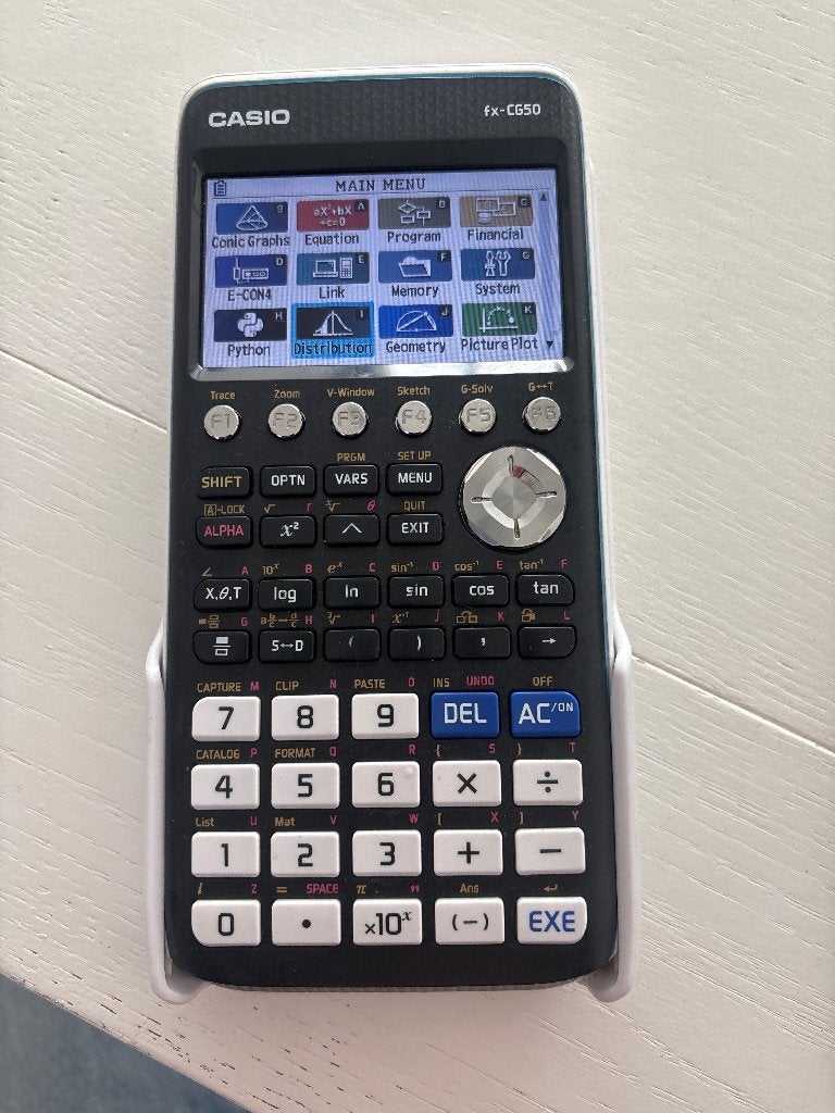 Grafische rekenmachine Casio fx-CG50 middelbare school, Ophalen, Grafische rekenmachine, Gebruikt