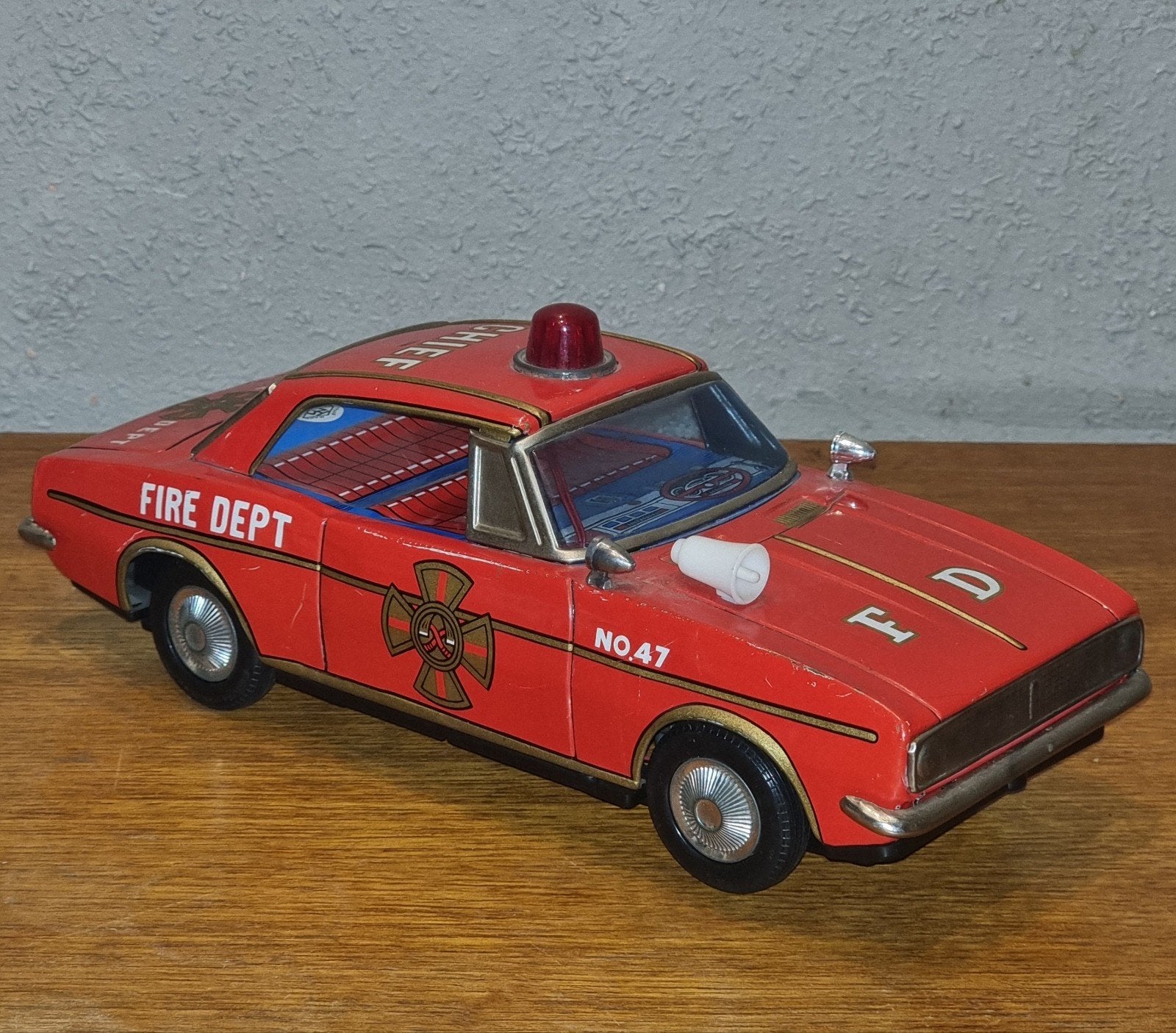Masudaya Japan Modern Toys blikken Chevrolet Camaro Fire Dep, Verzenden