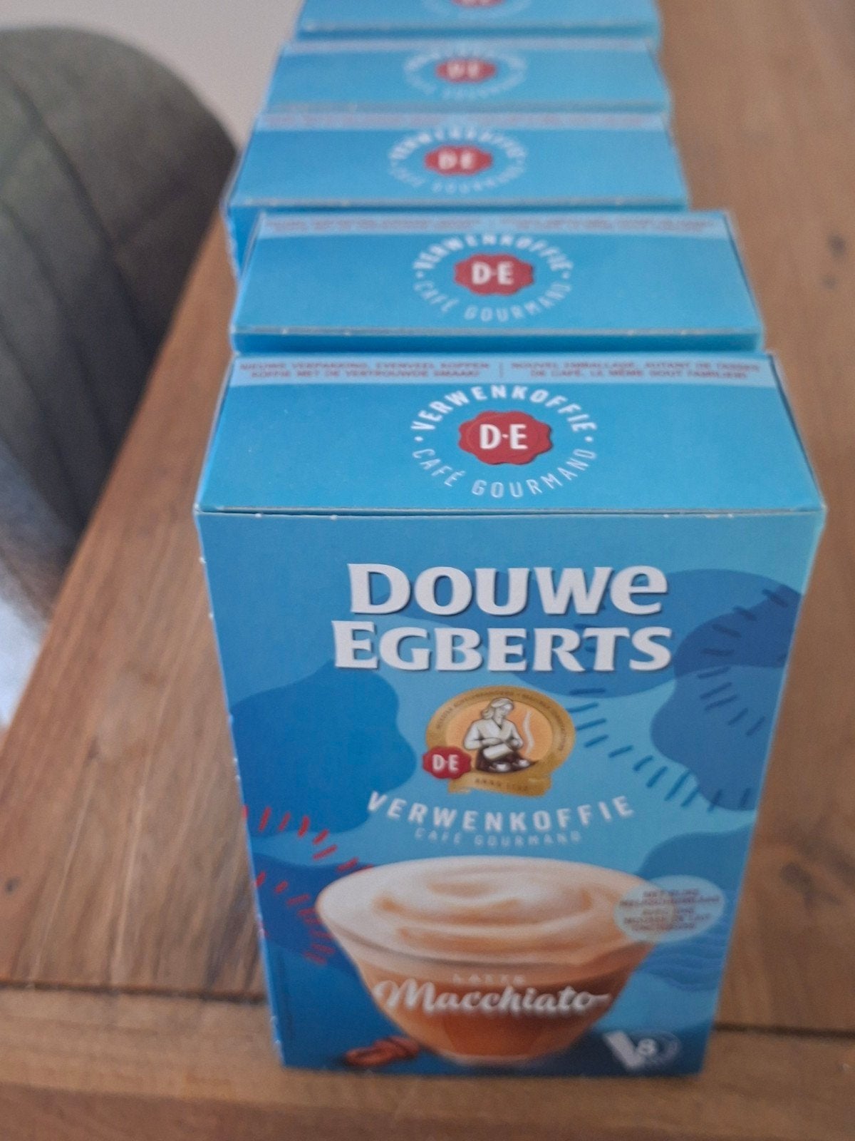 5x Douwe Egberts Verwenkoffie Macchiato, Nieuw, Papier/karton, Ophalen of Verzenden, Overige merken