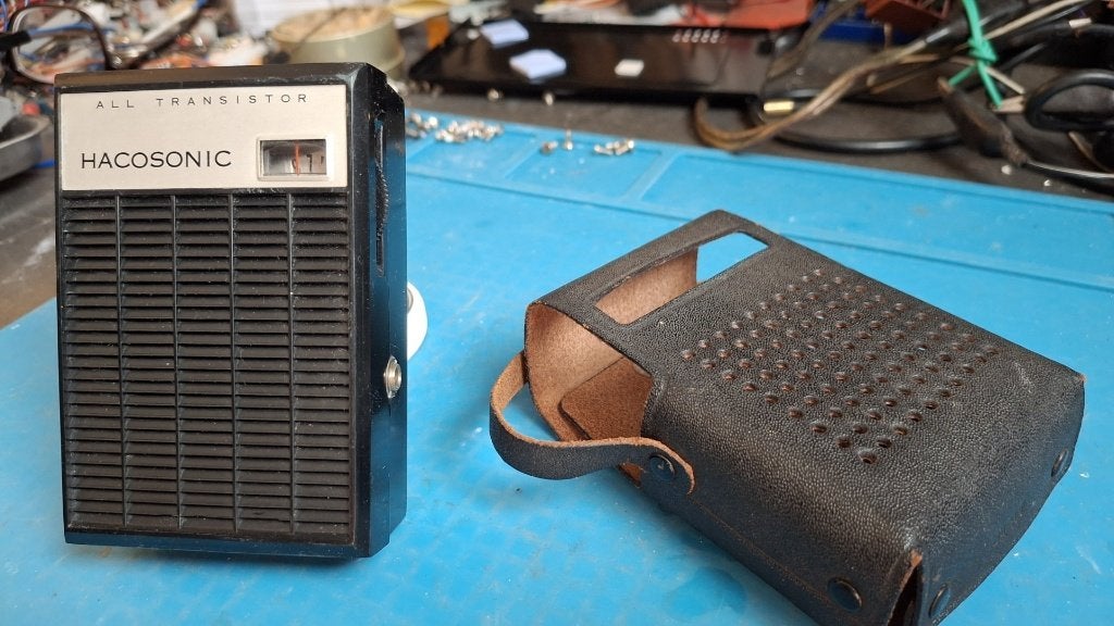 Vintage Hacosonic portable Transistor radio MW jaren 60, Gebruikt, Ophalen of Verzenden, Transistorradio, Info@Hacosonic.japan