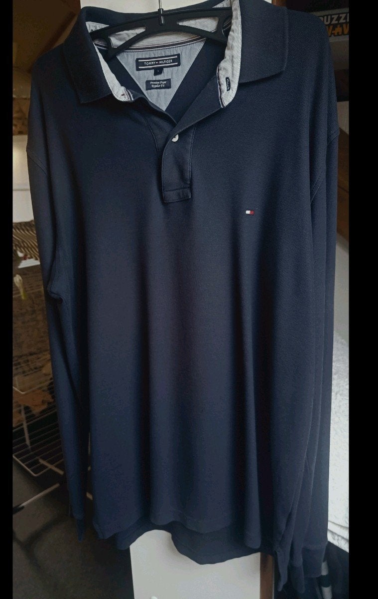 Tommy Hilfiger polo large, Maat 52/54 (L), Blauw, Tommy Hilfiger, Nieuw