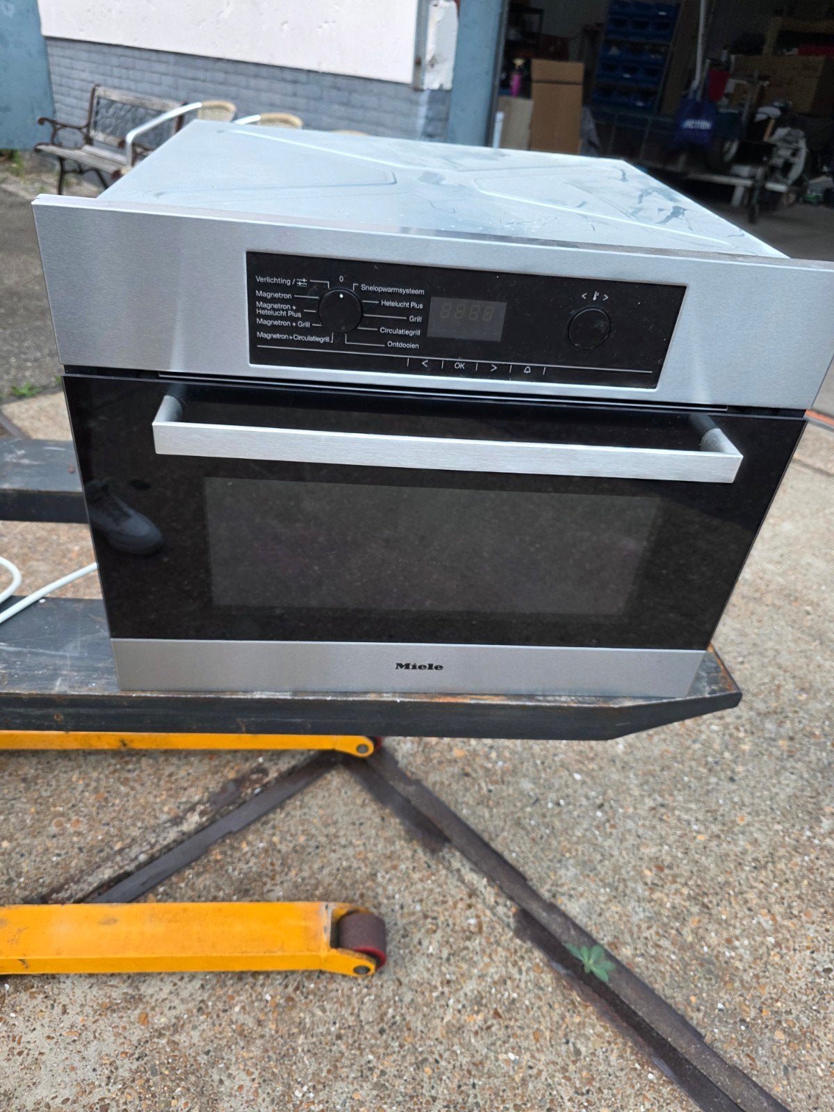 Miele H5040BM Inbouw Combi-oven met Magnetronfunctie, Witgoed en Apparatuur, Ovens, 45 tot 50 cm, Gebruikt, Ophalen of Verzenden