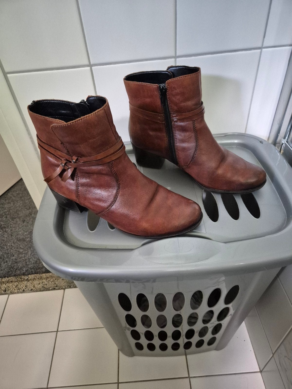 enkellaarsjes maat 38 Remonte, Kleding | Dames, Schoenen, Bruin, Lage of Enkellaarzen, Remonte, Ophalen of Verzenden
