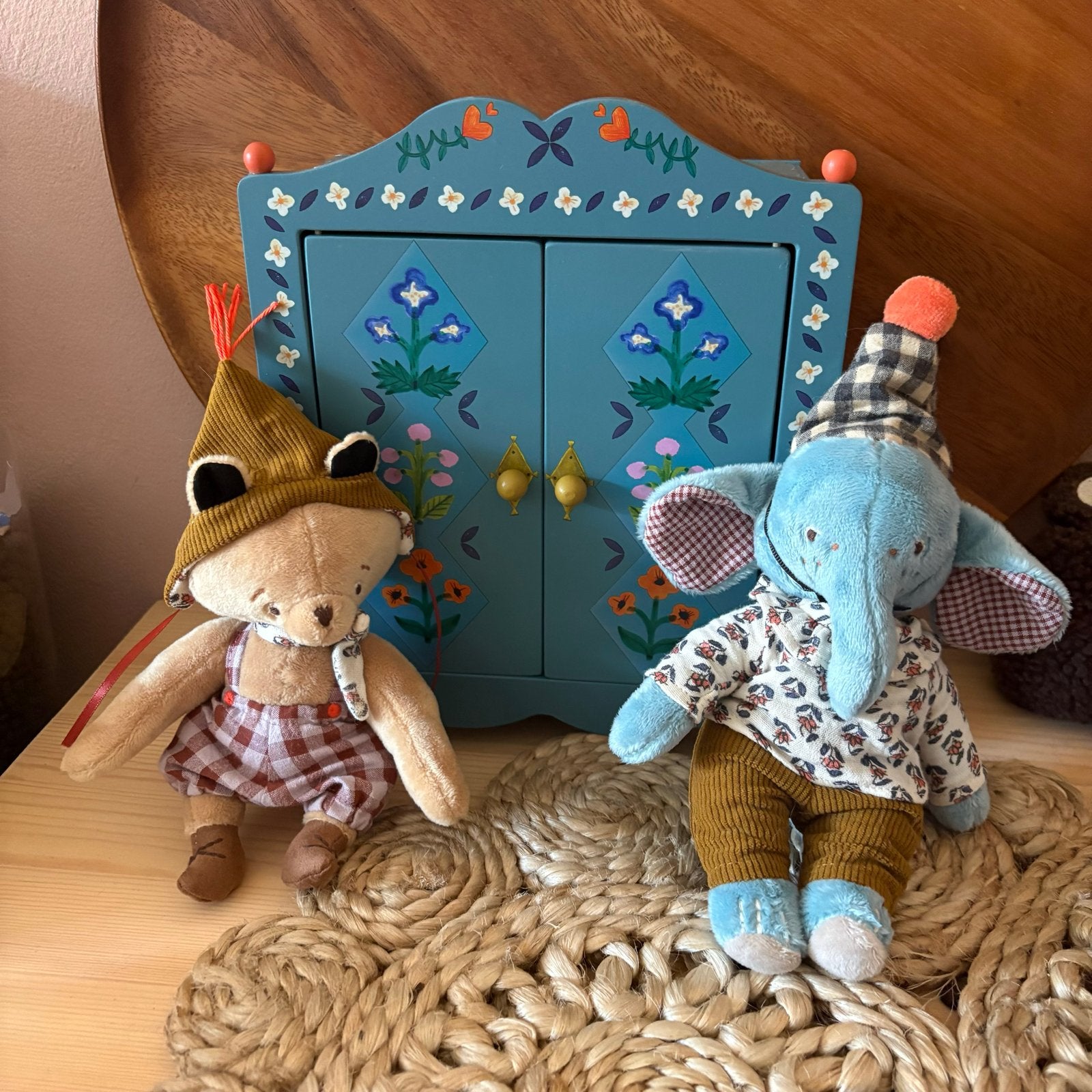 Moulin roty beer olifant kast set, Kinderen en Baby's, Ophalen