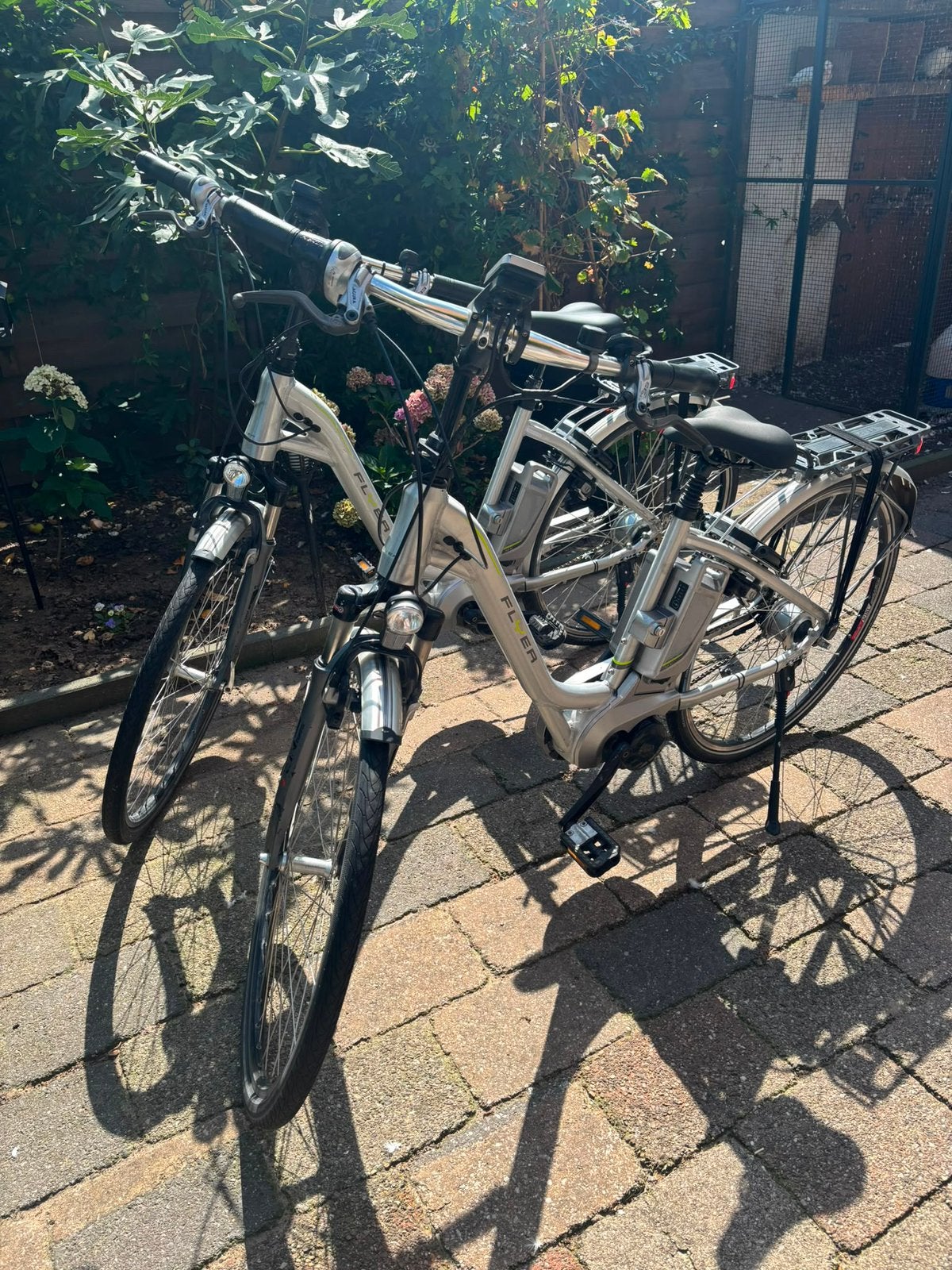 2x flyer elektrische fiets/fietsen met midden motor, 47 tot 51 cm, Ophalen, Zo goed als nieuw, Overige merken