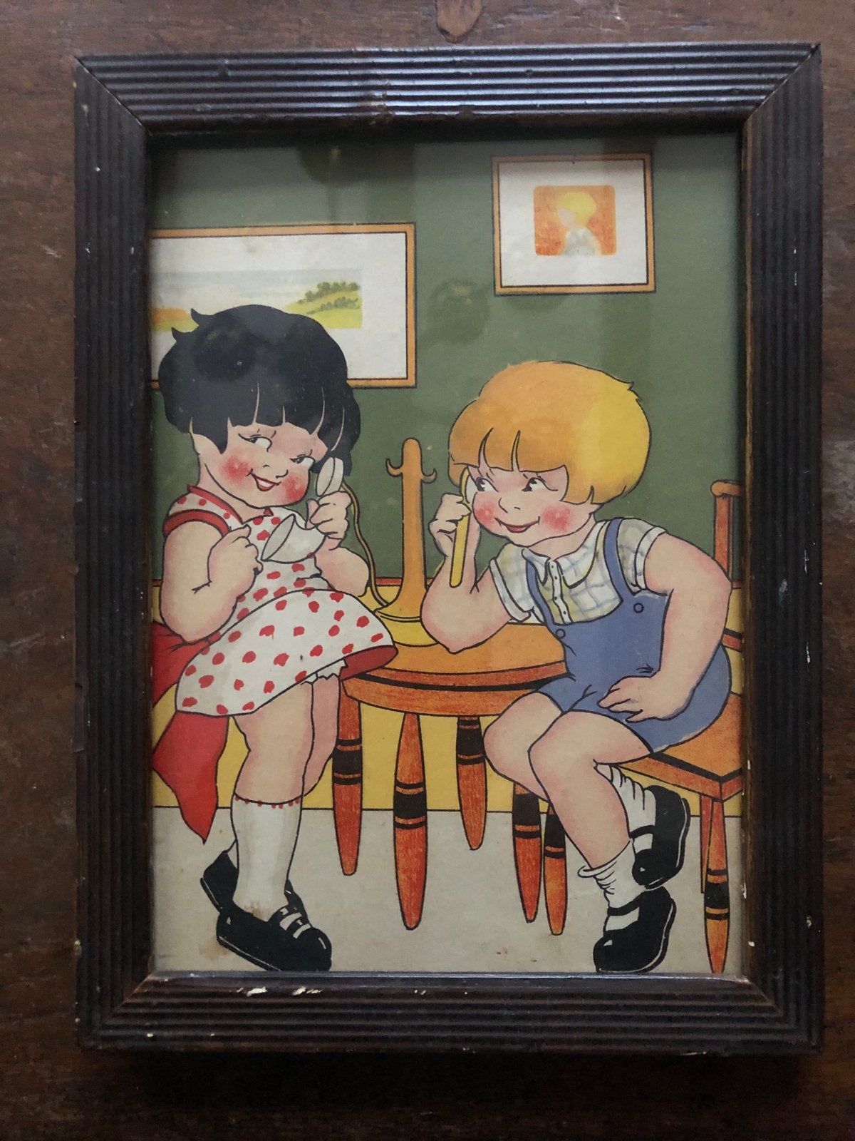 Vintage Print, Ophalen of Verzenden