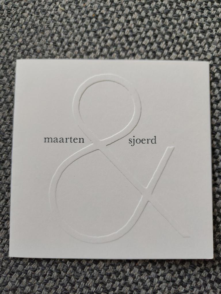 Tweeling, Ophalen of Verzenden, 1980 tot 1990, Geboortekaartje