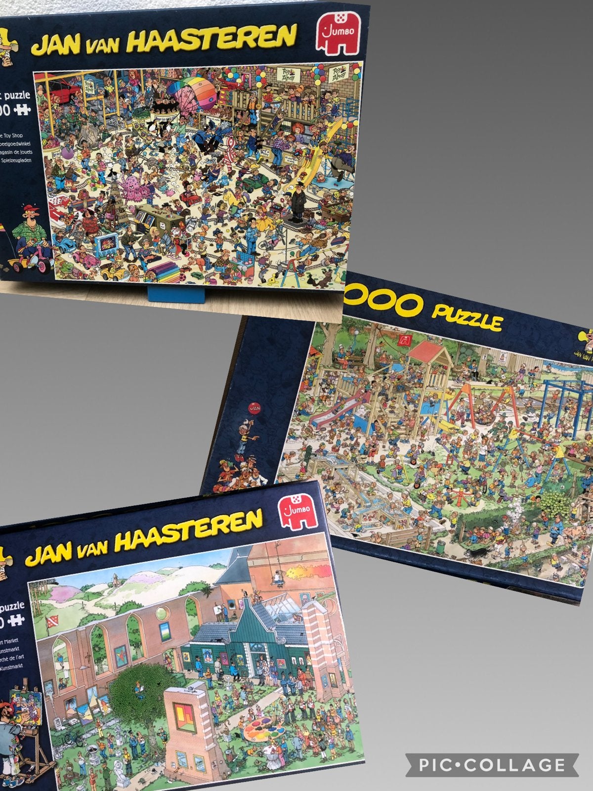 Jan van Haasteren puzzel 1000 stukjes - compleet, Ophalen of Verzenden, 500 t/m 1500 stukjes, Gebruikt, Legpuzzel