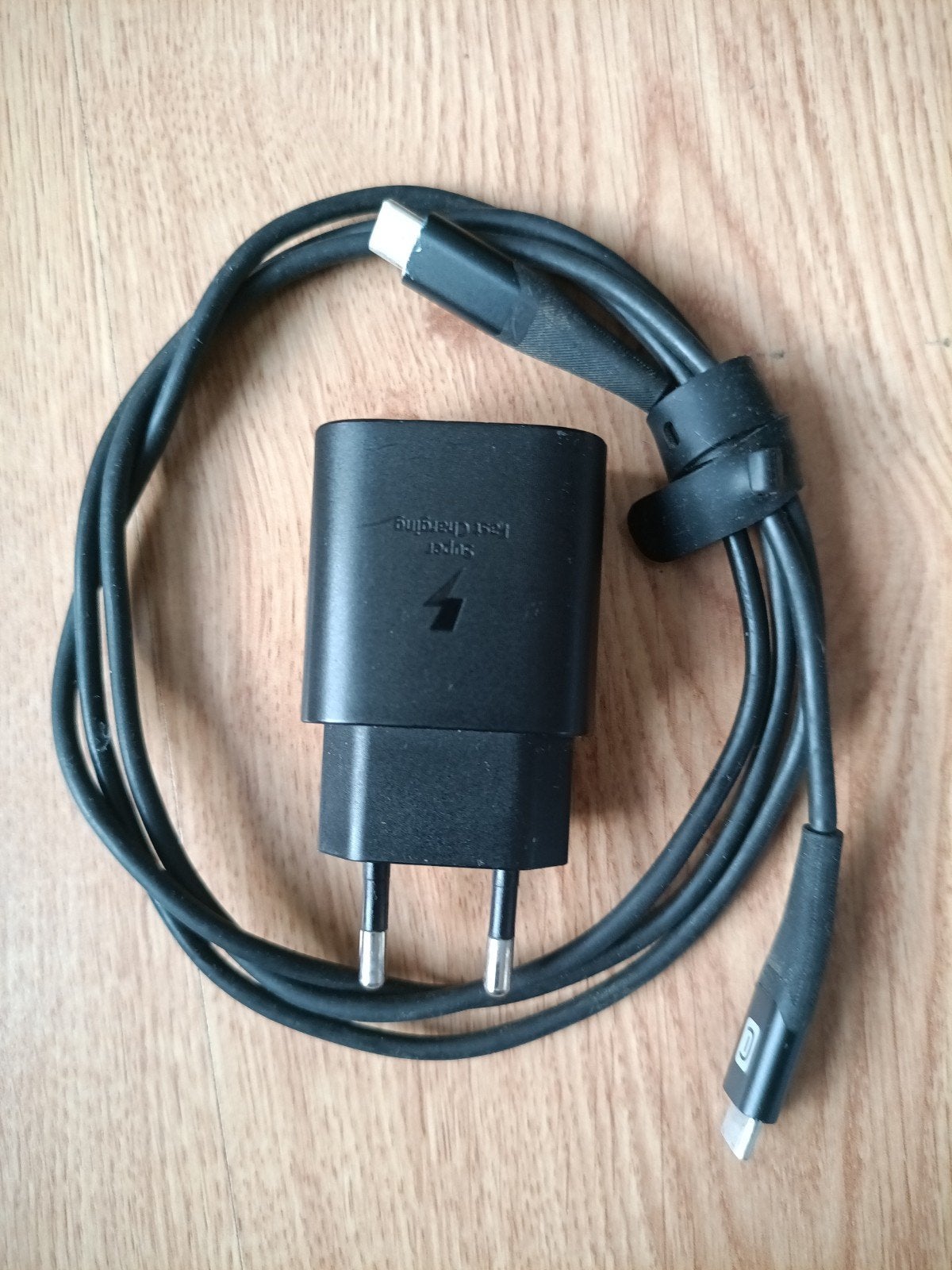 Samsung Snellader met USB-C Kabel - Zwart, Ophalen of Verzenden, Zo goed als nieuw, Snellader, Samsung