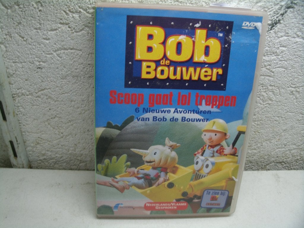 dvd 246k bob de bouwer scoop gaat lol trappen, Alle leeftijden, Ophalen of Verzenden, Zo goed als nieuw