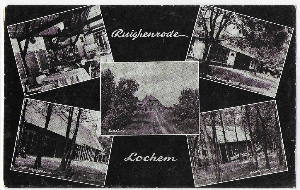 Lochem Ruighenrode -- oude gelopen ansichtkaart B3456, Ophalen of Verzenden, 1960 tot 1980, Gelopen, Gelderland