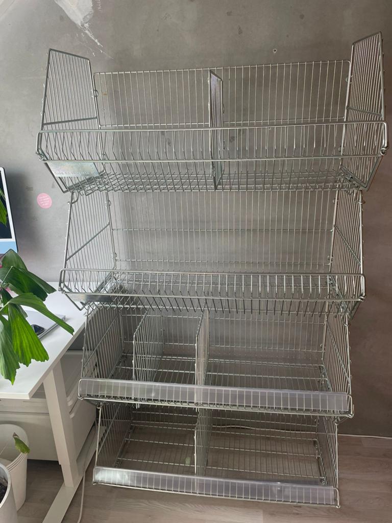 Kruizinga Draadmanden 4 stuks Stortmand, Huis en Inrichting, Kasten | Overige, Gebruikt, Ophalen