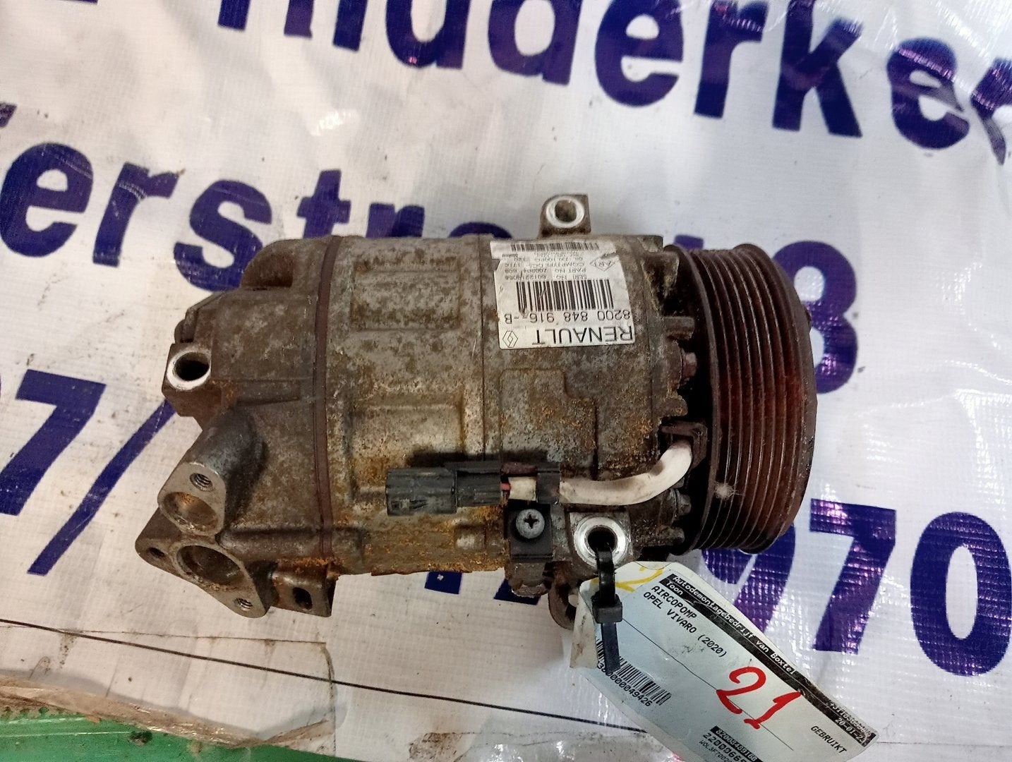 Opel Vivaro (2016 - 2019) Airco pomp 8200848916, Gebruikt, -, Overige automerken, -