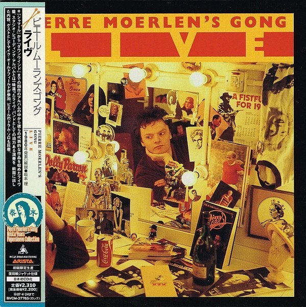 Gong- Pierre Moerlen's Gong ‎– Live (Japanse CD) Collector, Ophalen of Verzenden, Zo goed als nieuw, Overige genres