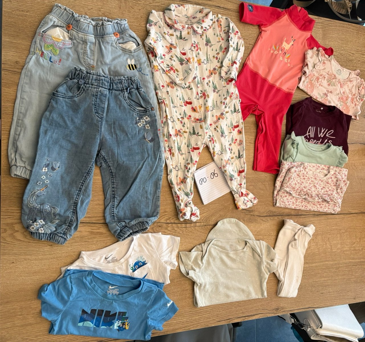 Kledingpakket meisje 80/86 Next, Name it, Nike, Nabaiji, Ophalen of Verzenden, Gebruikt, Maat 80