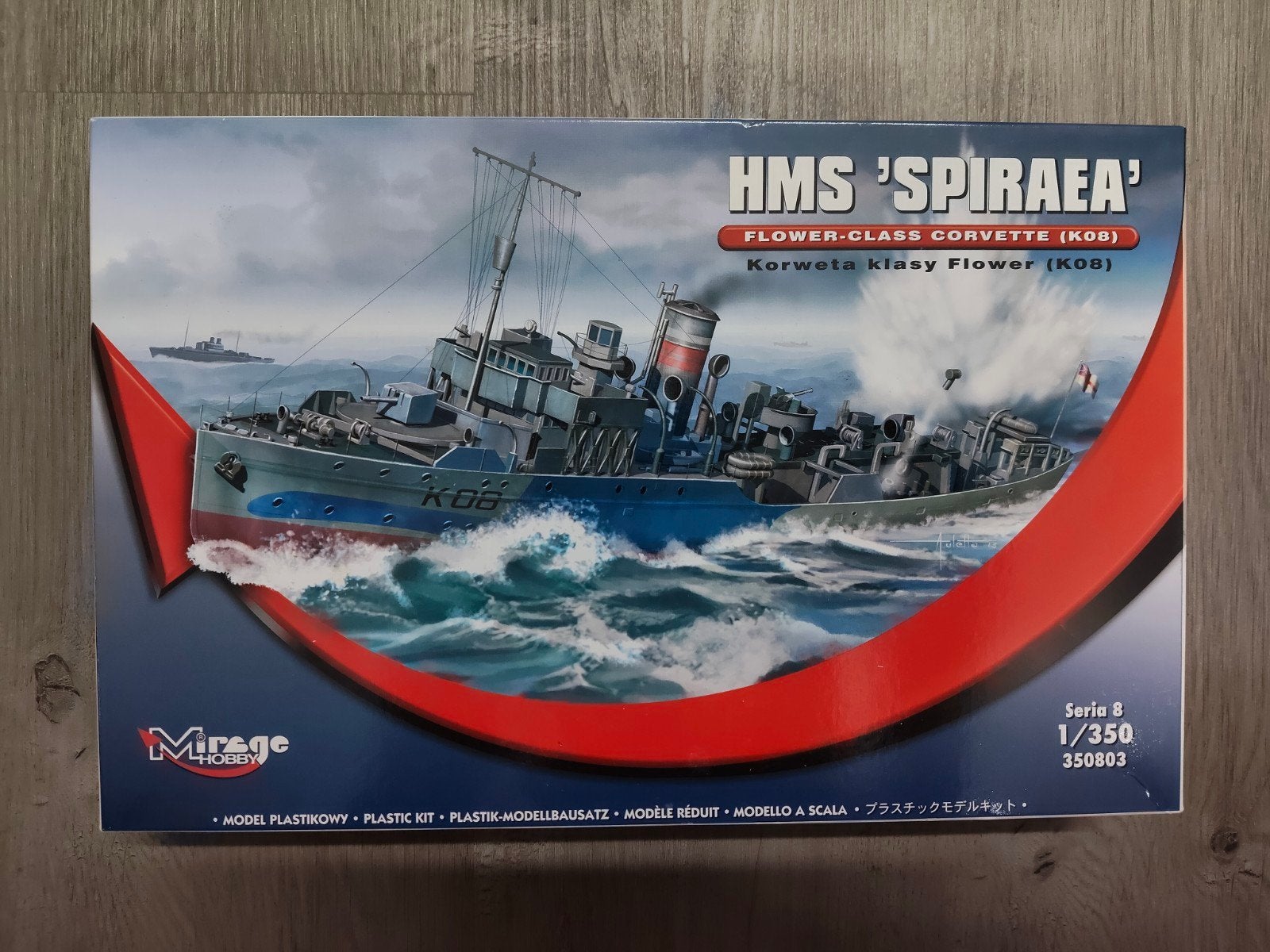 Flower Class Corvette HMS SPIRAEA K08, Hobby en Vrije tijd, Modelbouw | Boten en Schepen, Ophalen, Nieuw