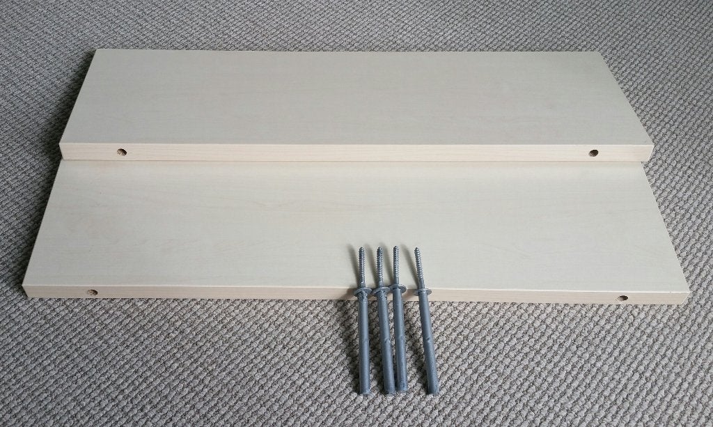2 boekenplanken, Ophalen