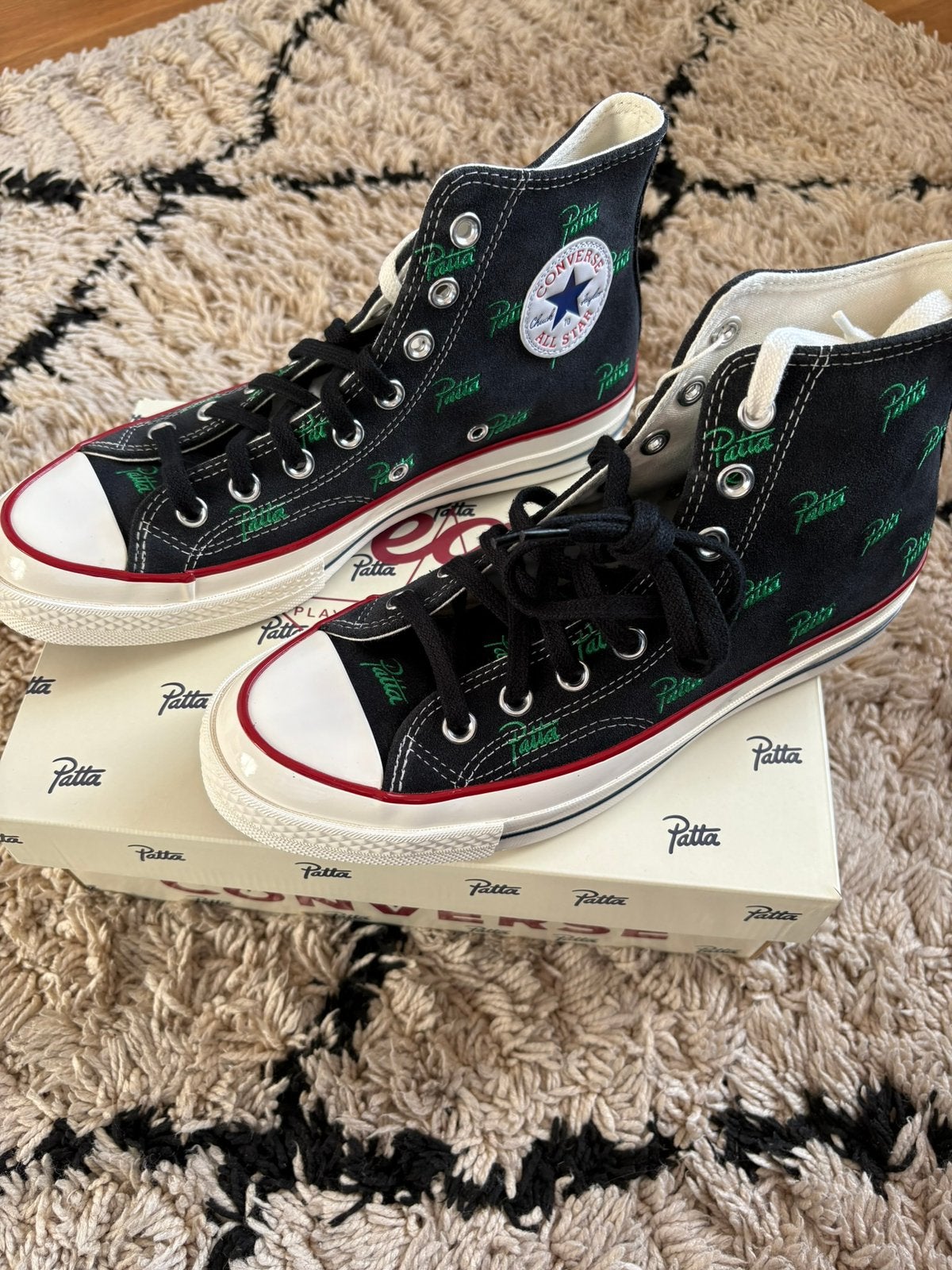 Patta X Converse chuck-hi 41,5 nieuw, Kleding | Dames, Schoenen, Zwart, Nieuw, Ophalen of Verzenden, Sneakers of Gympen