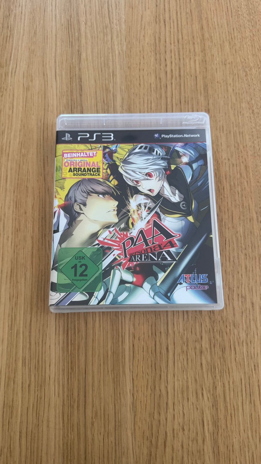 Persona 4 Arena Met Soundtrack Ps3 IN GOEDE STAAT, 1 speler, Ophalen of Verzenden, Zo goed als nieuw, Role Playing Game (Rpg)