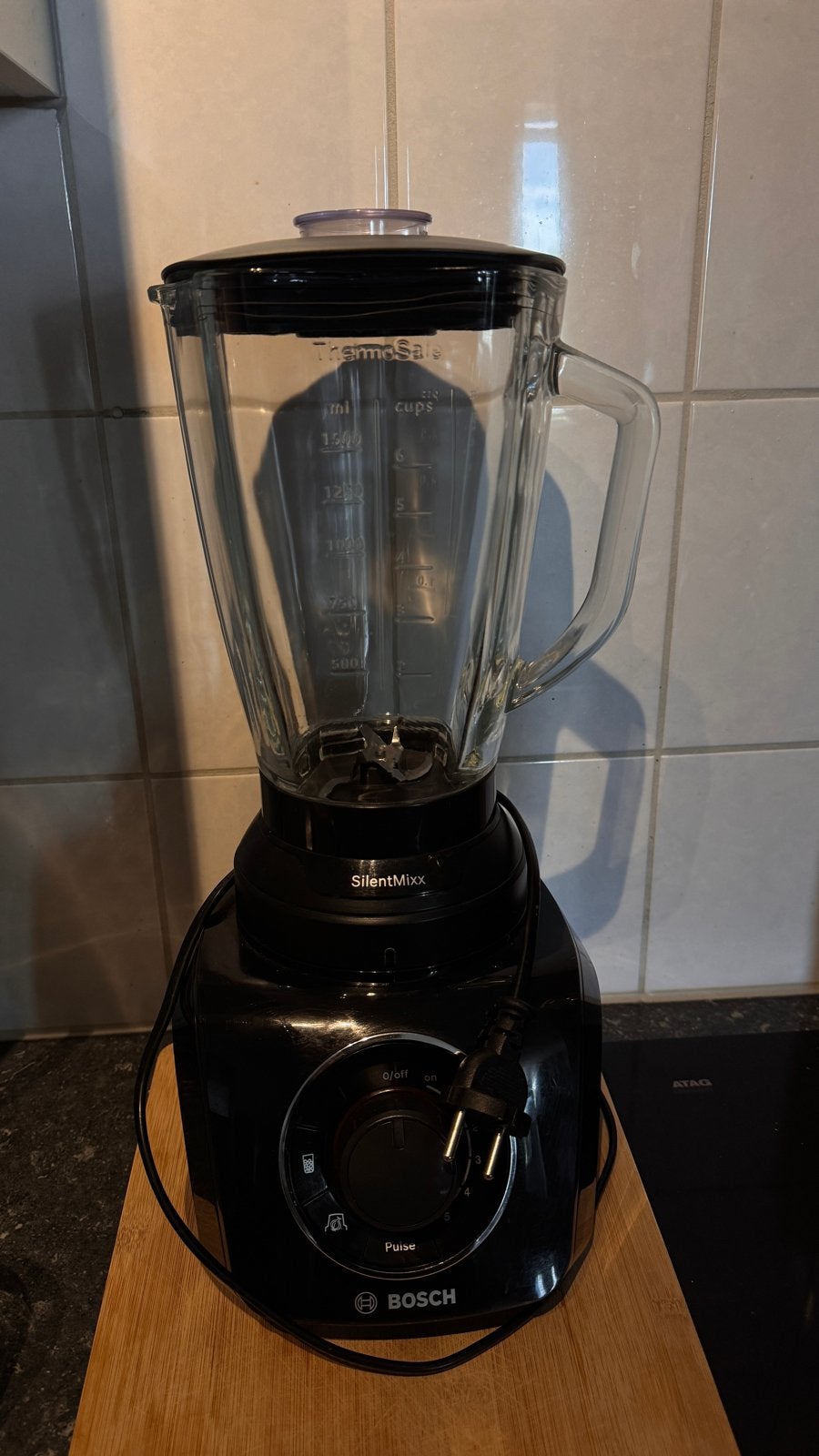 Bosch Silentmixx CNSM12 Blender met ThermoSafe glas, Ophalen, Gebruikt, Blender