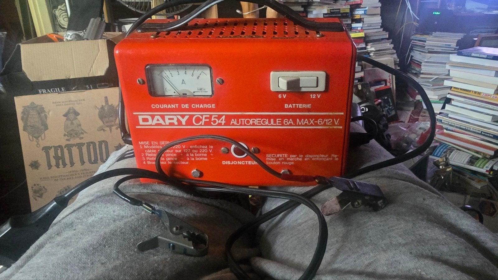 Nostalgische Dary CF 54 Acculader (1973) – Zeldzaam compleet