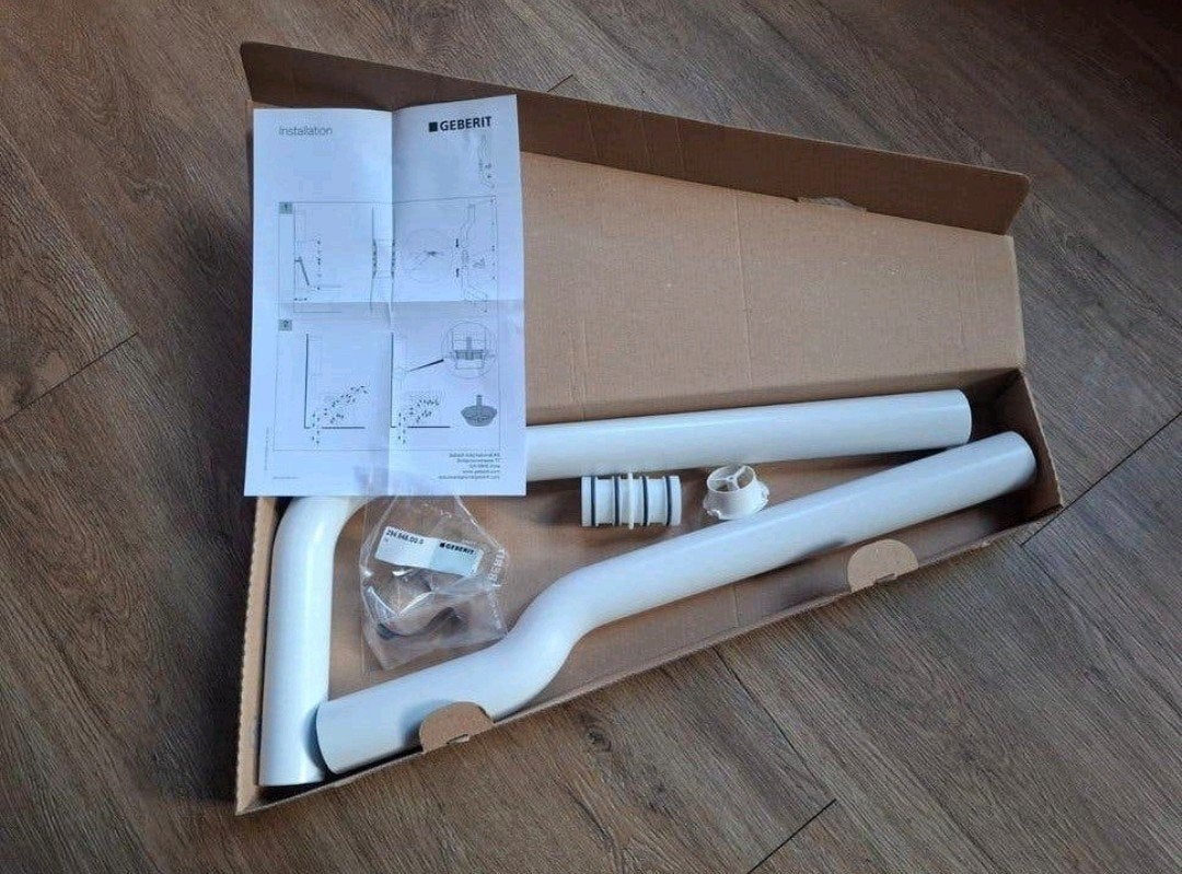 Geberit afvoerbocht 90 graden wit - Nieuw in doos, Ophalen of Verzenden, Nieuw, Overige typen