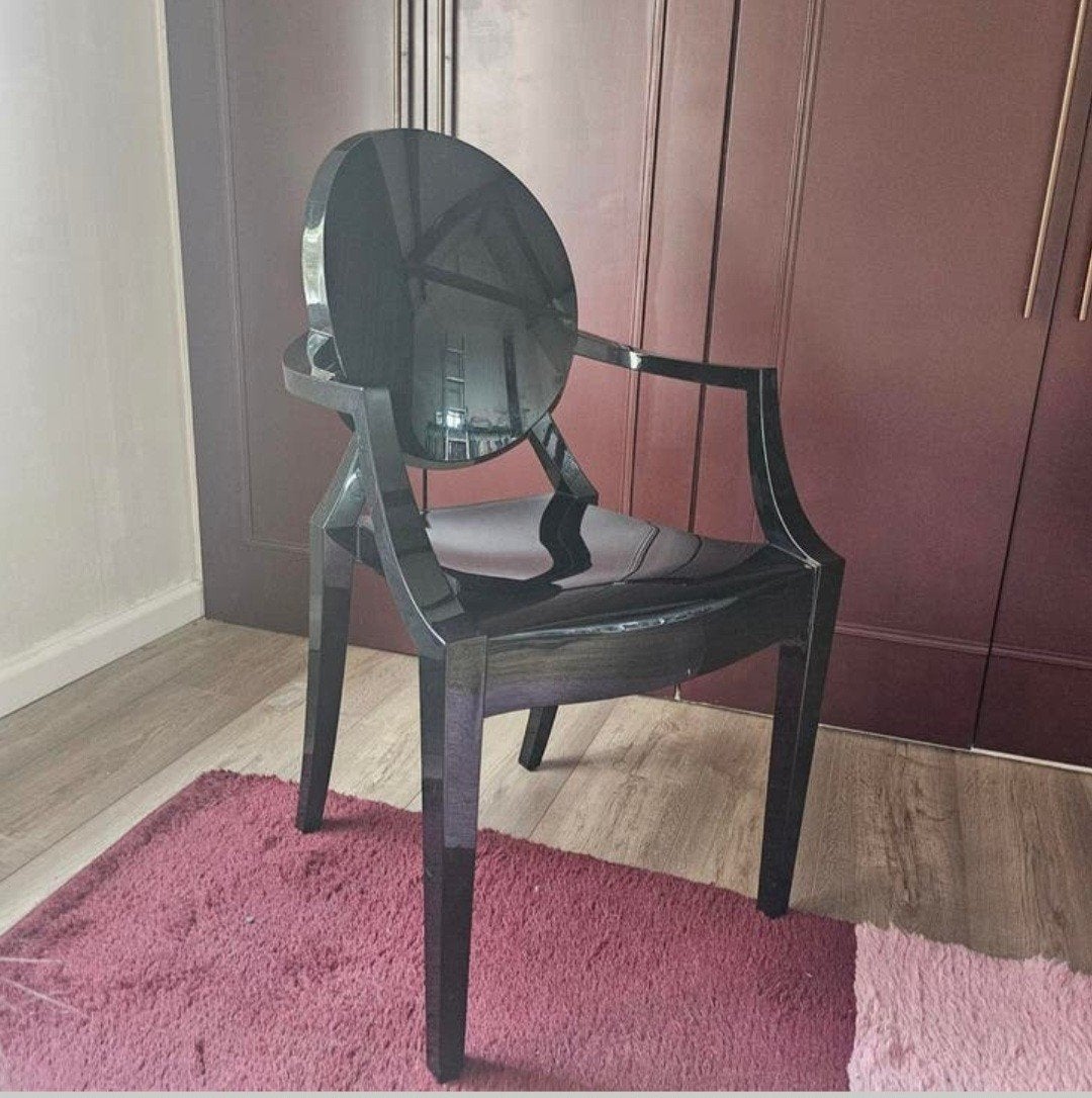 Kartell stoel design - Goede staat, Ophalen, Kunststof, Gebruikt, Zwart