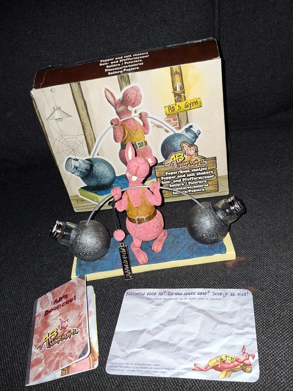 Ab Normaal Peper- en Zoutstel Toon van Driel 2001, Verzamelen, Ophalen of Verzenden, Overige figuren, Nieuw, Gebruiksvoorwerp